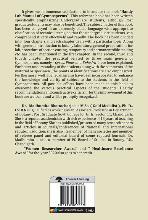 Handy Lab Manual of Gymnosperms
