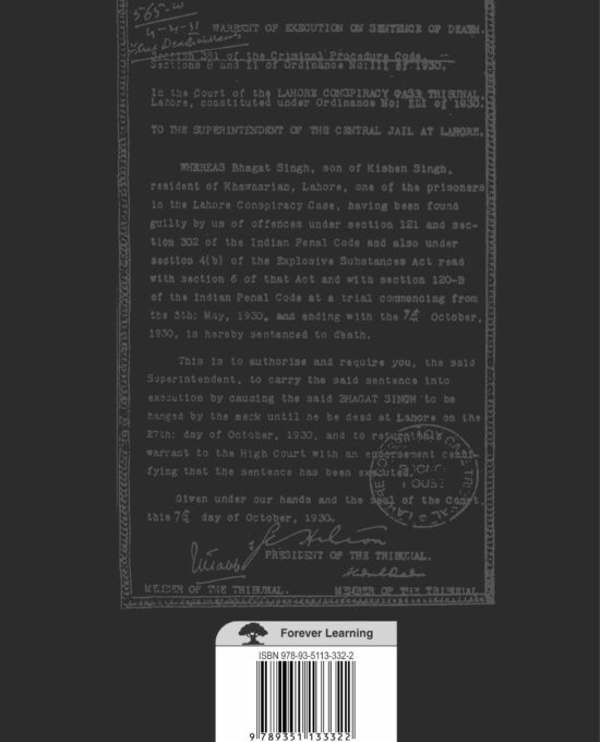 The Hanging Of Bhagat Singh Complete Judgement And Other Documents